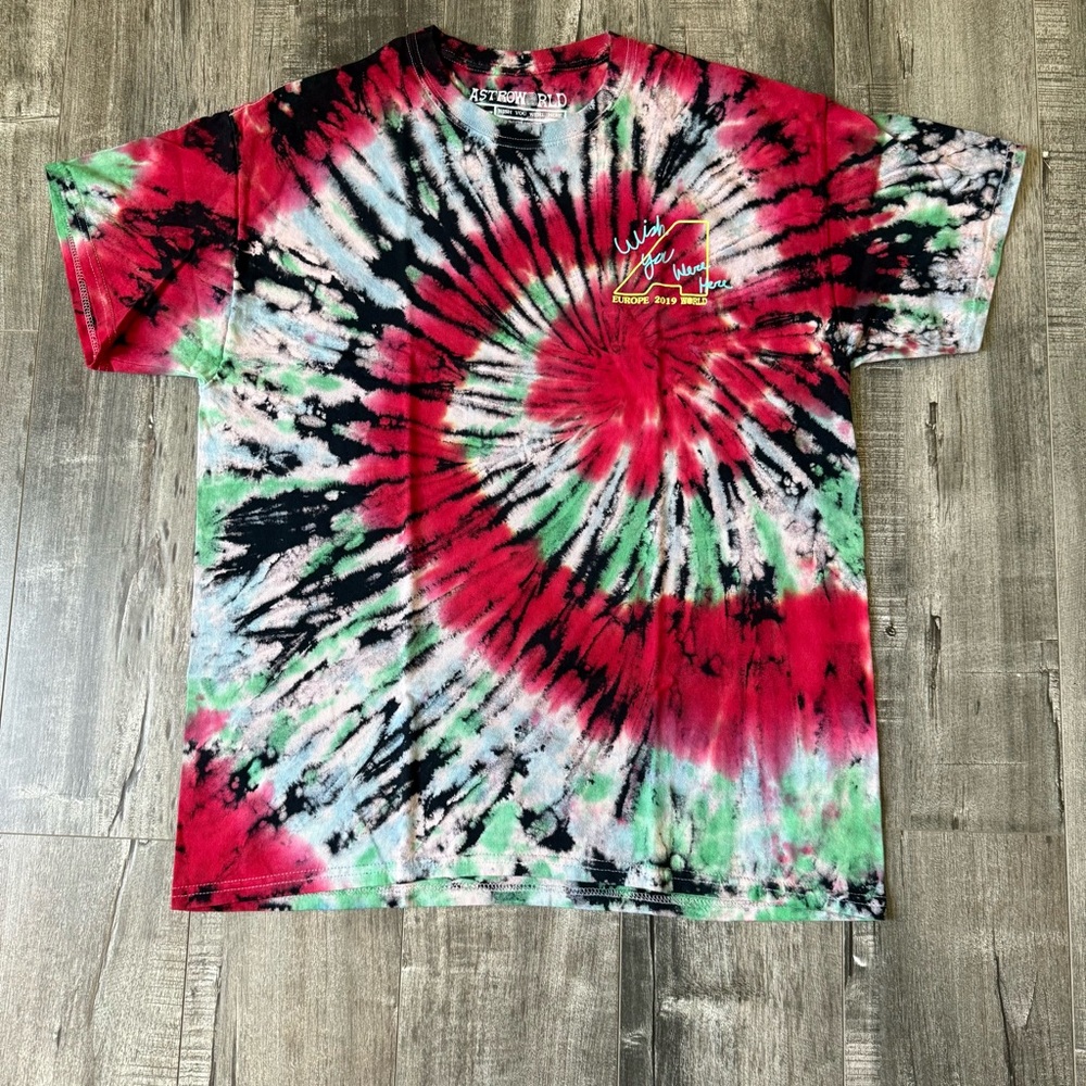 Travis Scott Astroworld 2019 “Wish You Were Here” European Tour T-Shirt